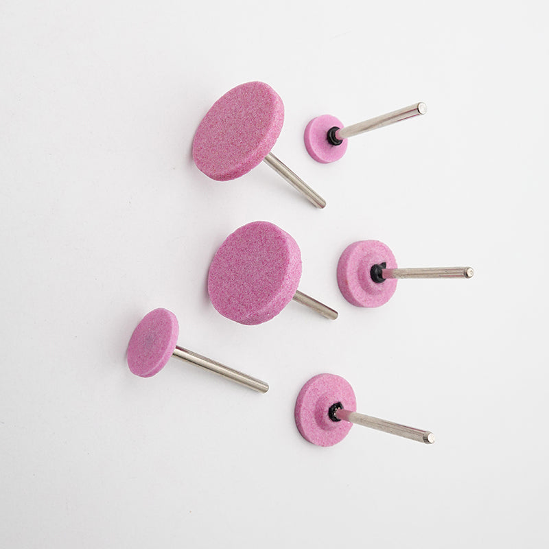 KENI 10pcs Mounted Point Abrasive Grinding Wheel T Shape 3mm Shank