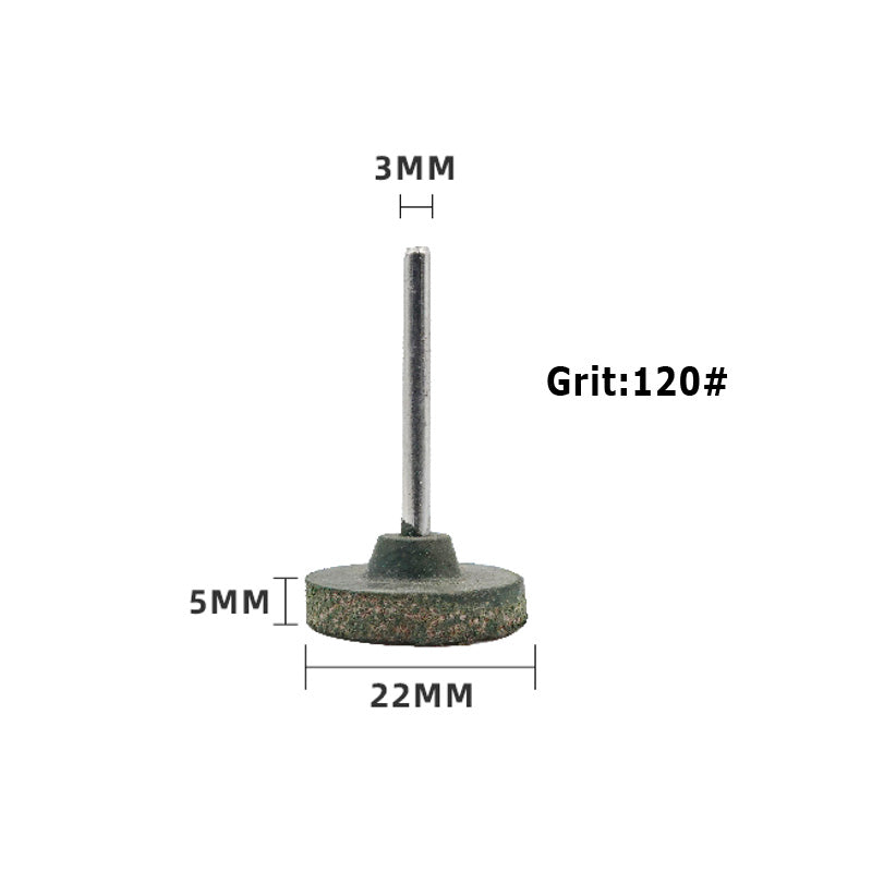 KENI Rubber Mounted Wheels Grinding Abrasive Head for Polishing Deburring 10pcs