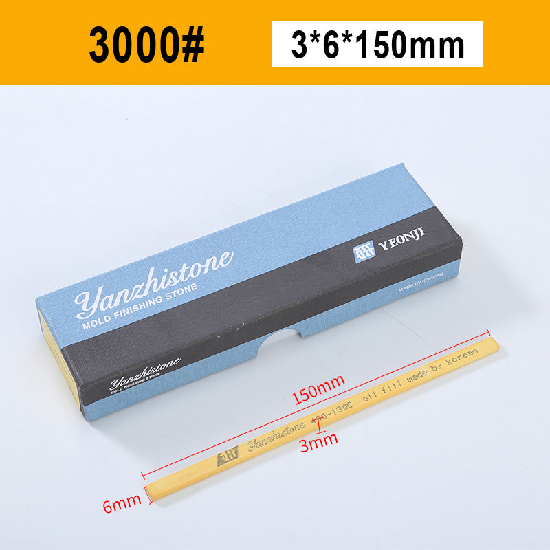 Yanzhistone Mold Polishing Stones For Mold Maker Die Tooling 3x6x150mm 20pcs/1box