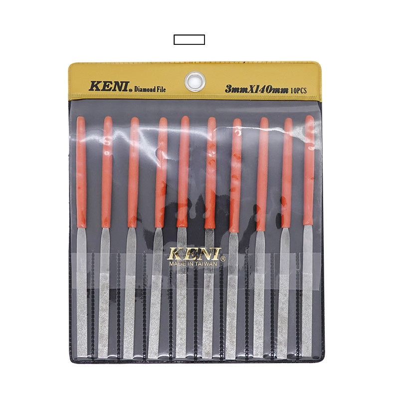 KENI Diamond Needle Files Set 120 Grit 10pcs