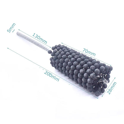 Grit320 Dia3~80mm Flexible Abrasive Ball Polishing Brush Grinding Head for Pipe Tube Deburring Cleaning