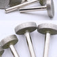 3pcs T-shaped Diamond Grinding Wheel Head Grit 150 D14–25mm