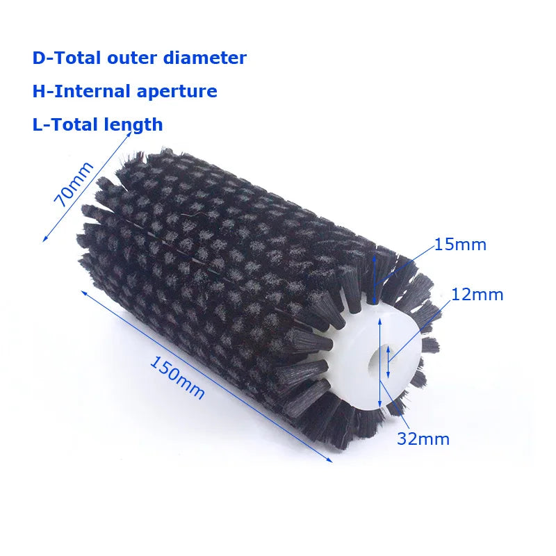 Industrial Cylinder Nylon Brush Roller for Deburring Dust Removal