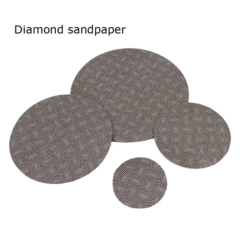 Dia50/75/100/125/175mm Electroplating Flocking Diamond Sandpaper Abrasive Disc