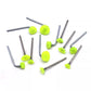 Mold Mirror Polishing plastic Pellets Square/Round/Triangular shank3.0mm