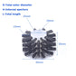 Industrial Cylinder Nylon Brush Roller for Deburring Dust Removal