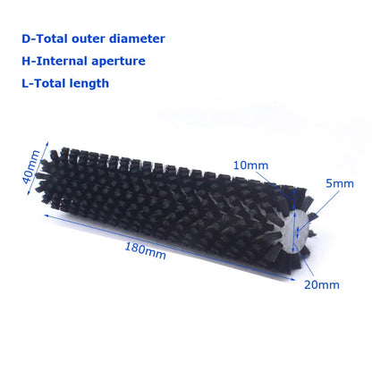 Industrial Cylinder Nylon Brush Roller for Deburring Dust Removal