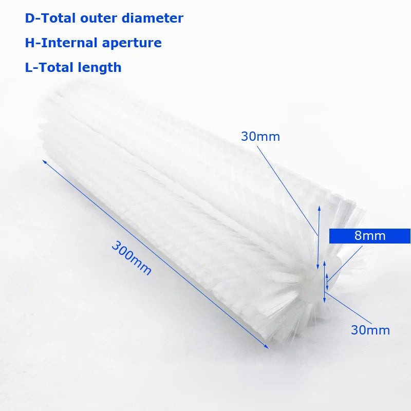 Industrial Cylinder Nylon Brush Roller for Deburring Dust Removal
