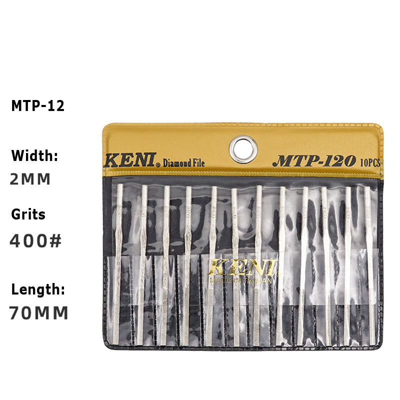 KENI MTP-120 Set Diamond Tapered Machine Files