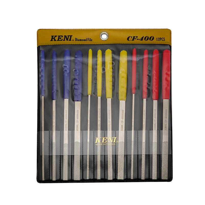 KENI Diamond Hand Files PTF 10 Set/CF-400 Set