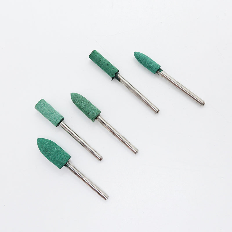 KENI Rubber Mounted Points Grinding Abrasive Heads for Metal 100pcs Shank 3mm
