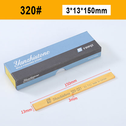 Yanzhistone Polishing Stones For Mold Maker Grinding Finishing Stone For Metal Die Tooling 3x13x150mm 10PCS/1BOX