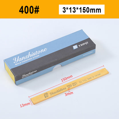 Yanzhistone Polishing Stones For Mold Maker Grinding Finishing Stone For Metal Die Tooling 3x13x150mm 10PCS/1BOX